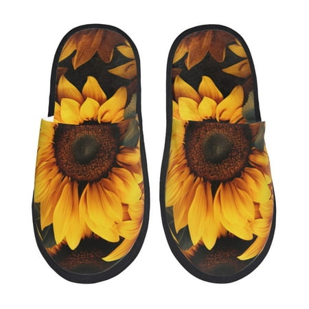 Honeii Vibrant Sunflower Blooms Print Furry Slippers Bedroom Slippers for Women and Men Fuzzy Plush Comfy Faux Fur Lined Slide Shoes -Medium
Honeii Vibrant Sunflower Blooms Print Furry Slippers Bedroom Slippers for Women and Men Fuzzy Plush Comfy Faux Fur Lined Slide Shoes -Medium