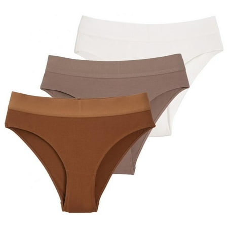 Women s Cotton Underwear Low Waist Stretch Briefs Comfortable Soft Underpants Ladies Full Coverage Panties(3-Packs)
Women s Cotton Underwear Low Waist Stretch Briefs Comfortable Soft Underpants Ladies Full Coverage Panties(3-Packs)