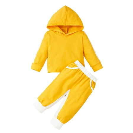 uukiA Infant 0-18 Months Unisex Baby Yellow Long Sleeve Hoodie And Drawstring Pants Outfit Set
uukiA Infant 0-18 Months Unisex Baby Yellow Long Sleeve Hoodie And Drawstring Pants Outfit Set