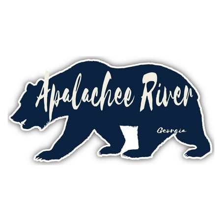 Apalachee River Georgia Souvenir 3x1.5-Inch Fridge Magnet Bear Design