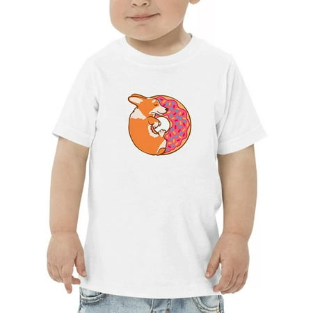 Corgi With Donut And Sprinkles T-Shirt Toddler -Image by Shutterstock 2 Toddler