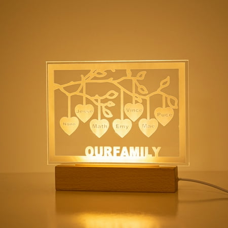 Night Light Gift for Mother Family Mother‘s Day Two Light Color Bedroom Light Gift from Son Daughter
Night Light Gift for Mother Family Mother‘s Day Two Light Color Bedroom Light Gift from Son Daughter