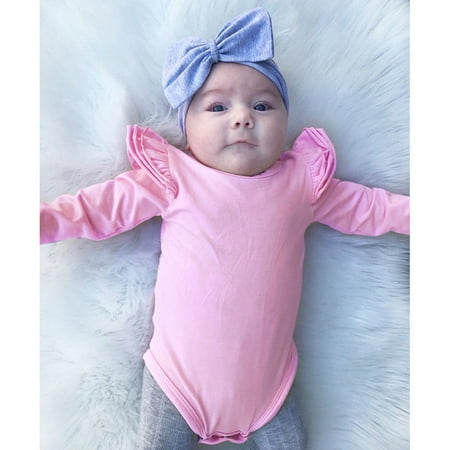 Infant Newborn Baby Jumpsuit for Girls Boys Long Sleeve Romper Ruffle Solid Color Bodysuit Cotton Soft Clothes Tops Winter Fall
Infant Newborn Baby Jumpsuit for Girls Boys Long Sleeve Romper Ruffle Solid Color Bodysuit Cotton Soft Clothes Tops Winter Fall