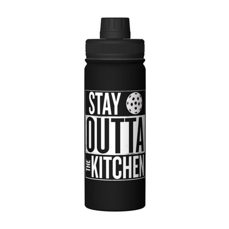 Stay Outta The Kitchen 18 Oz Water Bottles Insulated Water Bottle Stainless Steel Thermos with Flip Lid
Stay Outta The Kitchen 18 Oz Water Bottles Insulated Water Bottle Stainless Steel Thermos with Flip Lid