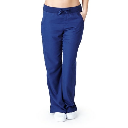M&M SCRUBS - Womens Junior Fit Flare Cargo Scrub Pant 9120 S ( NAVY )