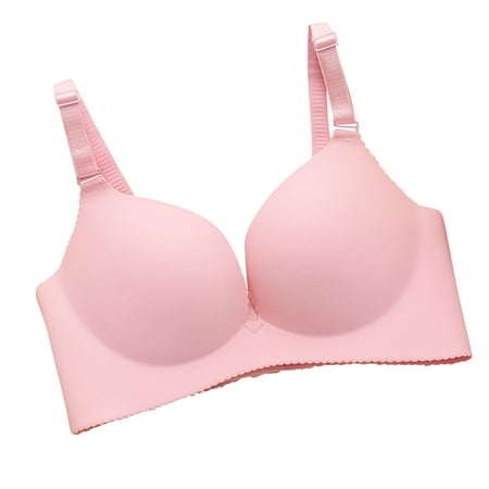 Gotyou Women Wireless Push Up Bra Seamless Deep V Soft Padded Everydays Bra T-Shirt Bra Pink/M
Gotyou Women Wireless Push Up Bra Seamless Deep V Soft Padded Everydays Bra T-Shirt Bra Pink/M