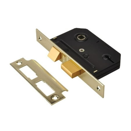 UNION - ES-SL Essentials 3 Lever Mortice Sashlock Polished Brass 79mm 3in Visi