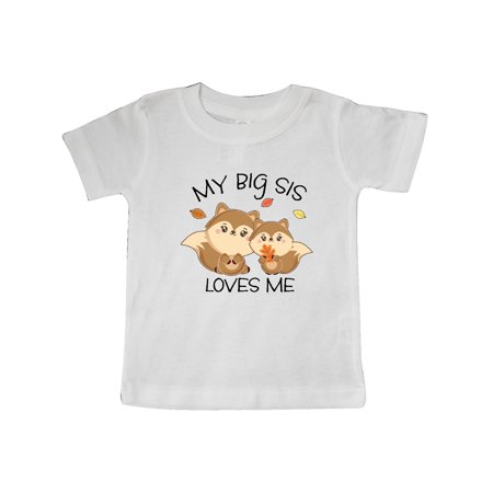 Inktastic My Big Sis Loves Me with Cute Squirrels in Autumn Gift Baby Boy or Baby Girl T-Shirt
Inktastic My Big Sis Loves Me with Cute Squirrels in Autumn Gift Baby Boy or Baby Girl T-Shirt