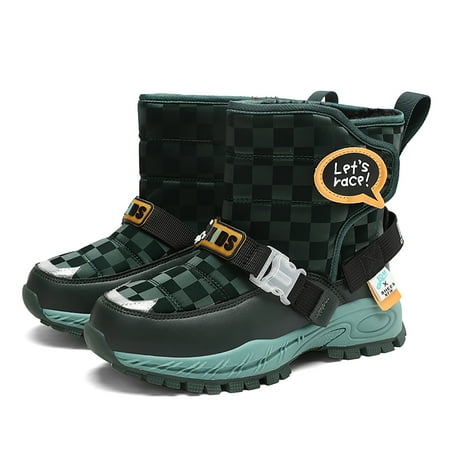 Kids Snow Boots Boys Girls Warm Fur Lined Winter Boots Outdoor Waterproof Slip Resistant Lightweight Cold Weather Shoes
Kids Snow Boots Boys Girls Warm Fur Lined Winter Boots Outdoor Waterproof Slip Resistant Lightweight Cold Weather Shoes