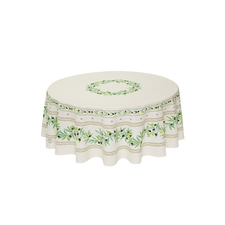 Round French Provencal Tablecloth Ramatuelle Ecru Olives 70 Round Easy Care Stain Resistant Acrylic Coated 100% Cotton Provencal French Luxury Linen
Round French Provencal Tablecloth Ramatuelle Ecru Olives 70 Round Easy Care Stain Resistant Acrylic Coated 100% Cotton Provencal French Luxury Linen