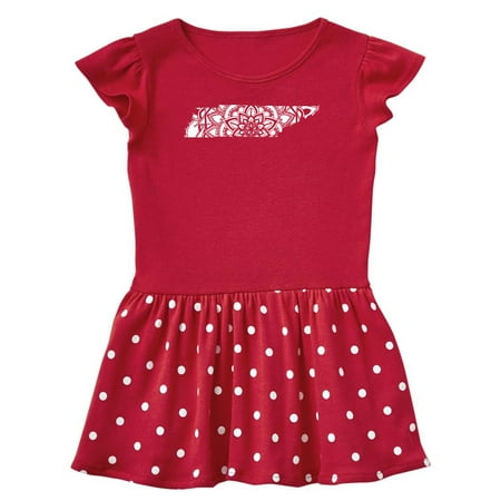 Inktastic Tennessee Silhouette Mandala Gift Baby Girl Dress