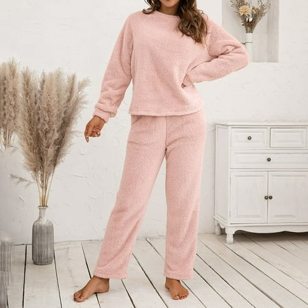 ALSLIAO Womens Long Warm Fleece Pajamas Suit Winter Thermal Sleepwear Loungewear Set
ALSLIAO Womens Long Warm Fleece Pajamas Suit Winter Thermal Sleepwear Loungewear Set