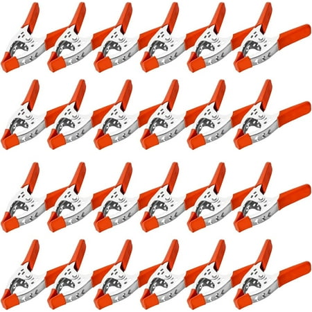 24 Pack 6 Heavy Duty Spring Clamps 
24 Pack 6 Heavy Duty Spring Clamps