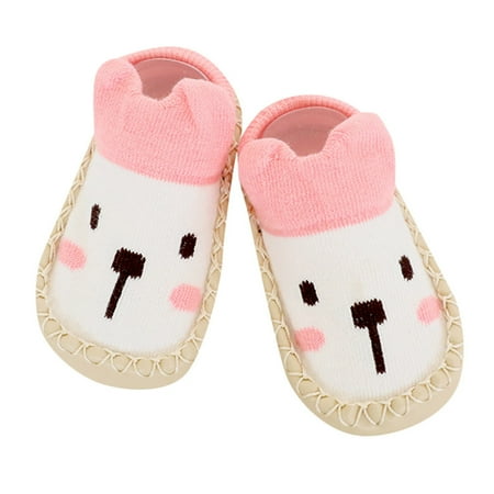 Relanfenk Baby Socks Cartoon Girls Boys Anti-Slip Sock Slipper Shoes Boots