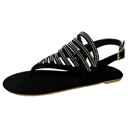 Espadrille Sandals for Women Women Summer Rhinestone Buckle Strap Shoes Beach Open Toe Breathable Sandals Fancy Shoes for Women Sandals
Espadrille Sandals for Women Women Summer Rhinestone Buckle Strap Shoes Beach Open Toe Breathable Sandals Fancy Shoes for Women Sandals