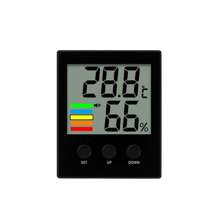 Hemoton Mini Humidity Digital Indoor Gauge Hygrometer Room Monitor Temperature Meter Professional Lcd Small