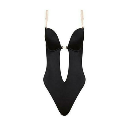 Women Plunging Deep V-Neck Strapless Backless Bodysuit for Wedding Body Shaper Bra Shapewear U Plunge M Black
Women Plunging Deep V-Neck Strapless Backless Bodysuit for Wedding Body Shaper Bra Shapewear U Plunge M Black