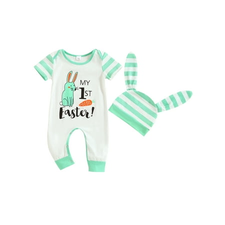 JYYYBF Baby Boys Girls My 1st Easter Bodysuit Rabbit Ears Hat Toddler Kids Bunny Eggs Romper Graphic Jumpsuit Clothes 18-24 Months
JYYYBF Baby Boys Girls My 1st Easter Bodysuit Rabbit Ears Hat Toddler Kids Bunny Eggs Romper Graphic Jumpsuit Clothes 18-24 Months