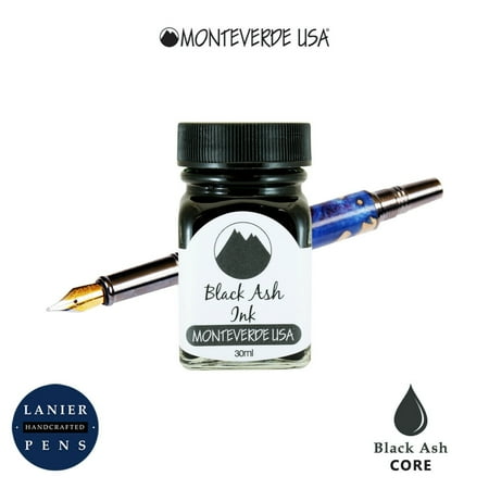 Monteverde G309BA 30 ml Core Fountain Pen Ink Bottle- Black ASH
Monteverde G309BA 30 ml Core Fountain Pen Ink Bottle- Black ASH