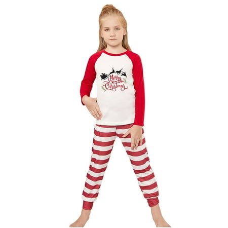 KEJIG Stylish Parent-Child Warm Christmas Suit Striped Stitching Home Clothes Pajamas Long-Sleeved Trousers Two-Piece Set(Kids)
KEJIG Stylish Parent-Child Warm Christmas Suit Striped Stitching Home Clothes Pajamas Long-Sleeved Trousers Two-Piece Set(Kids)