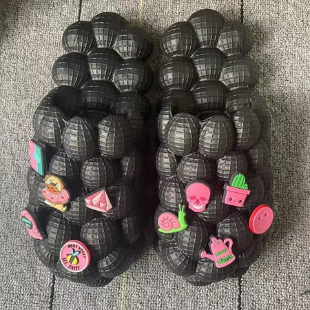 CoCopeaunt Personality DIY Summer Slides Women Outdoor Open Toe Slippers Bubble Massage Litchi Sandals Fashion Designer Sandals Men Clogs
CoCopeaunt Personality DIY Summer Slides Women Outdoor Open Toe Slippers Bubble Massage Litchi Sandals Fashion Designer Sandals Men Clogs