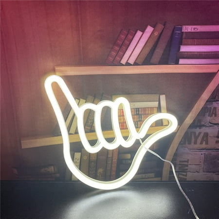 Hand Shape Finger Neon Sign Lights Hanging Decorative Neon Light USB or Battery Operated for Home Bedroom Bar Restaurant Christmas Birthday Party Gift LED Art Wall Decoration Light-White
Hand Shape Finger Neon Sign Lights Hanging Decorative Neon Light USB or Battery Operated for Home Bedroom Bar Restaurant Christmas Birthday Party Gift LED Art Wall Decoration Light-White