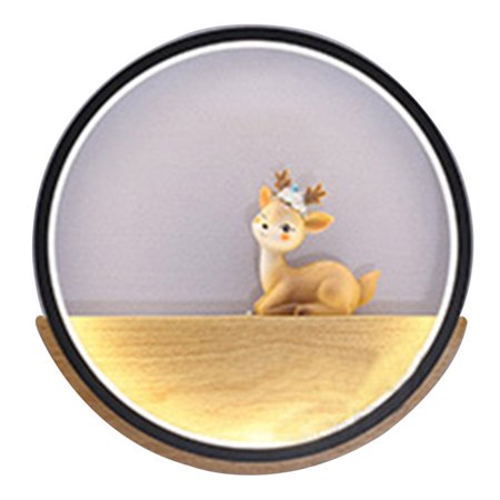 Simple Modern Illumination Wall Light Deers Circle Room Wall Lamp Living Room Bedroom Warm Light
Simple Modern Illumination Wall Light Deers Circle Room Wall Lamp Living Room Bedroom Warm Light
