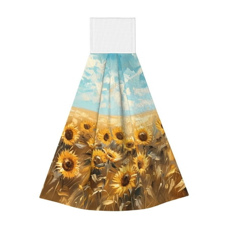 Zufioo Sunflower Field Bliss Print Coral Fleece Velcro Hand Towel Hangable Absorbent Hand Towel Suitable for Kitchen Bathroom Household Items
Zufioo Sunflower Field Bliss Print Coral Fleece Velcro Hand Towel Hangable Absorbent Hand Towel Suitable for Kitchen Bathroom Household Items