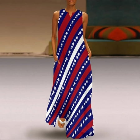 Hvyesh Summer Dresses for Women 2023 Casual Patriotic Long Dress American Flag Graphic V Neck Sundresses Sleeveless Vacation Dresses Dark Blue
Hvyesh Summer Dresses for Women 2023 Casual Patriotic Long Dress American Flag Graphic V Neck Sundresses Sleeveless Vacation Dresses Dark Blue