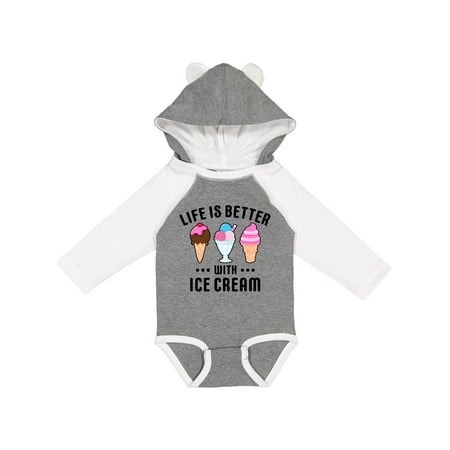 Inktastic Life is Better with Ice Cream Gift Baby Boy or Baby Girl Long Sleeve Bodysuit
Inktastic Life is Better with Ice Cream Gift Baby Boy or Baby Girl Long Sleeve Bodysuit