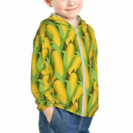 Uemuo Corn 1 Pattern Rash Guard for Boys Girls Long Sleeve Swim Shirts UPF 50+ UV Sun Protection Hooded Fishing Shirt with Pocket for Kid-2 Years
Uemuo Corn 1 Pattern Rash Guard for Boys Girls Long Sleeve Swim Shirts UPF 50+ UV Sun Protection Hooded Fishing Shirt with Pocket for Kid-2 Years