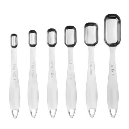 Aopfjg Kitchen Utensils Set Stainless Steel Measuring Spoon 6 Piece Baking Scale Measuring Seasoning Spoon Dinnerware Sets Kitchen Gadgets
Aopfjg Kitchen Utensils Set Stainless Steel Measuring Spoon 6 Piece Baking Scale Measuring Seasoning Spoon Dinnerware Sets Kitchen Gadgets