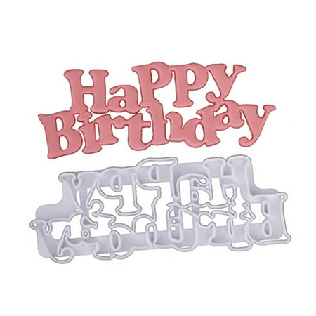Njspdjh Kitchen Gadgets Letter Diy Tool Cutting Happy Cake Mould Silicone Fondant Birthday Baking Cake Mould
Njspdjh Kitchen Gadgets Letter Diy Tool Cutting Happy Cake Mould Silicone Fondant Birthday Baking Cake Mould