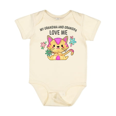 Inktastic My Grandma and Grandpa Love Me with Cute Kitten and Flowers Gift Baby Boy or Baby Girl Bodysuit
Inktastic My Grandma and Grandpa Love Me with Cute Kitten and Flowers Gift Baby Boy or Baby Girl Bodysuit