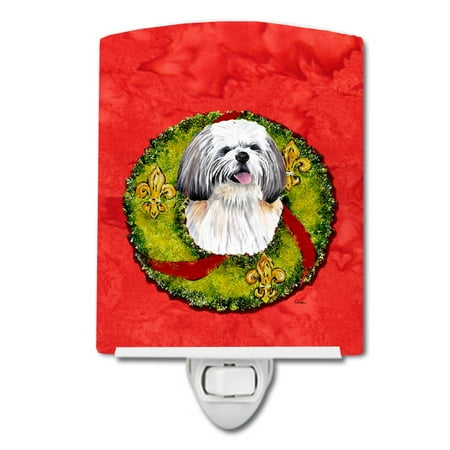 Caroline s Treasures SC9108CNL Shih Tzu Christmas Wreath Ceramic Night Light 6x4x3 multicolor
Caroline s Treasures SC9108CNL Shih Tzu Christmas Wreath Ceramic Night Light 6x4x3 multicolor
