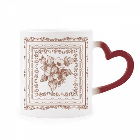 Baroque Art Flower Frame Modern Pattern Heat Sensitive Mug Red Color Changing Stoneware Cup
Baroque Art Flower Frame Modern Pattern Heat Sensitive Mug Red Color Changing Stoneware Cup