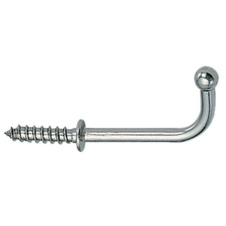 15.4 lbs Hook-Threaded Wire Screw Poly Stainless Steel 
15.4 lbs Hook-Threaded Wire Screw Poly Stainless Steel