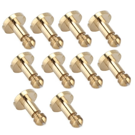 Big sale 10 Sets Book Binding Screw Easily Binding Disassemble Sturdy DIY Ledger Rivets for Leather Crafts Ledger6.5x7mm
Big sale 10 Sets Book Binding Screw Easily Binding Disassemble Sturdy DIY Ledger Rivets for Leather Crafts Ledger6.5x7mm