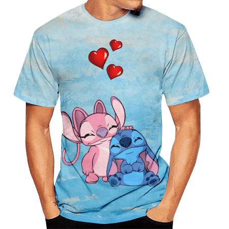 Cartoon T Shirt for Men Women Kids Lilo & Stitch Print Relaxed-Fit Casual Short Sleeve Polyester O-Neck Casual T Shirt for Women Men Boys Girls
Cartoon T Shirt for Men Women Kids Lilo & Stitch Print Relaxed-Fit Casual Short Sleeve Polyester O-Neck Casual T Shirt for Women Men Boys Girls