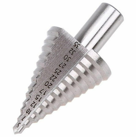 Hss Step Titanium Spiral Groove Conical Cone Drill Bit Set Hole Cutter(1pcs)