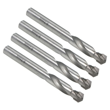 Cemented Carbide Twist Drill Bits 8.2mm Metal Drill Cutter for Stainless Steel Copper Aluminum Zinc Alloy Iron 4 Pcs
Cemented Carbide Twist Drill Bits 8.2mm Metal Drill Cutter for Stainless Steel Copper Aluminum Zinc Alloy Iron 4 Pcs