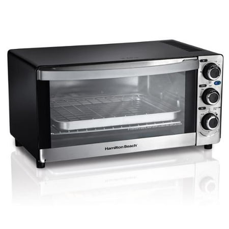Hamilton Beach 6-Slice Large Silver Toaster Oven 31408 - Walmart.com
