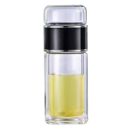 Simple and Fashionable Tea and Water Separation Tea Cup High Borosilicate Double-Layer Glass Black
Simple and Fashionable Tea and Water Separation Tea Cup High Borosilicate Double-Layer Glass Black