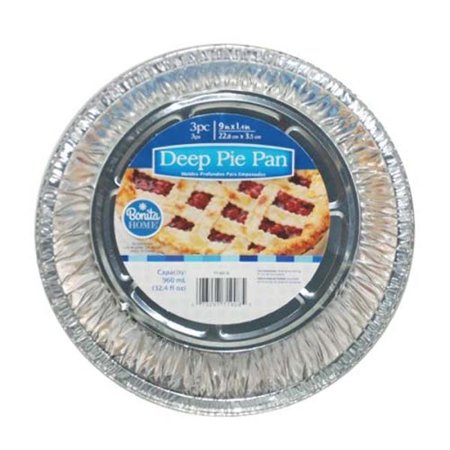 Bonita Home 2330081 Deep Pie Pan - Case of 50 - 3 Piece