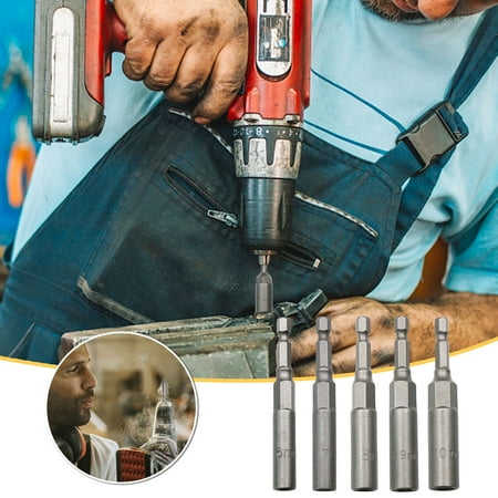 TUOBARR Tools and Equipment Clearance 5Pcs Electric Drill Sleeve Wind Batch Sleeve Head Deepened Inner Hexagonal Electric Screwdriver Batch Head Nut Wrench
TUOBARR Tools and Equipment Clearance 5Pcs Electric Drill Sleeve Wind Batch Sleeve Head Deepened Inner Hexagonal Electric Screwdriver Batch Head Nut Wrench