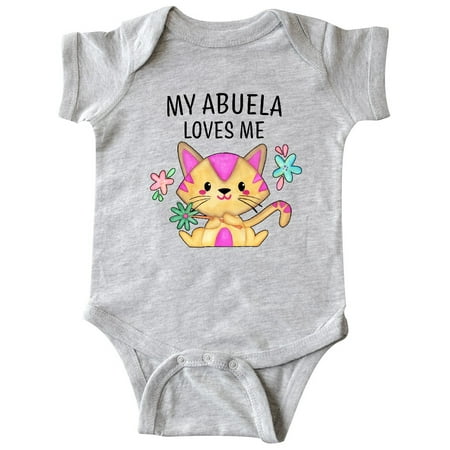 Inktastic My Abuela Loves Me with Cute Kitten and Flowers Gift Baby Boy or Baby Girl Bodysuit
Inktastic My Abuela Loves Me with Cute Kitten and Flowers Gift Baby Boy or Baby Girl Bodysuit