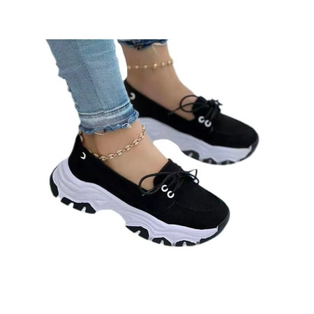 Gomelly Women Walking Shoes Slip On Casual Sneakers Wedge Loafers Comfortable Sneaker Sports Work Black 5
Gomelly Women Walking Shoes Slip On Casual Sneakers Wedge Loafers Comfortable Sneaker Sports Work Black 5