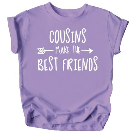Cousins Make The Best Friend T-Shirt for Baby and Toddler Girls Fun Family Outfits Purple Shirt 3T
Cousins Make The Best Friend T-Shirt for Baby and Toddler Girls Fun Family Outfits Purple Shirt 3T