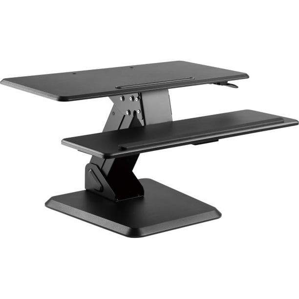 Amer Mounts Gas Spring Sit or Stand Adjustable Desktop Workstation - Black