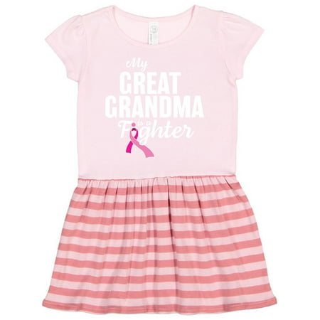 Inktastic Breast Cancer Awareness My Great Grandma is a Fighter Gift Toddler Girl Dress
Inktastic Breast Cancer Awareness My Great Grandma is a Fighter Gift Toddler Girl Dress